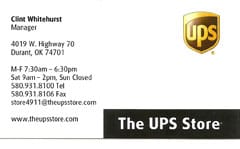 UPS Store, Durant