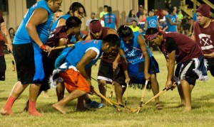 Choctaw stickball. Photo provided by the Choctaw Nation.