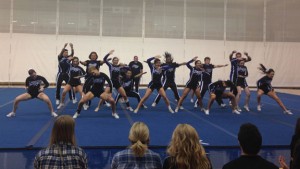 OCU Competitive Cheerleading Team competes in the 2016 South Regional Qualifying Competition. OSN Staff photo.