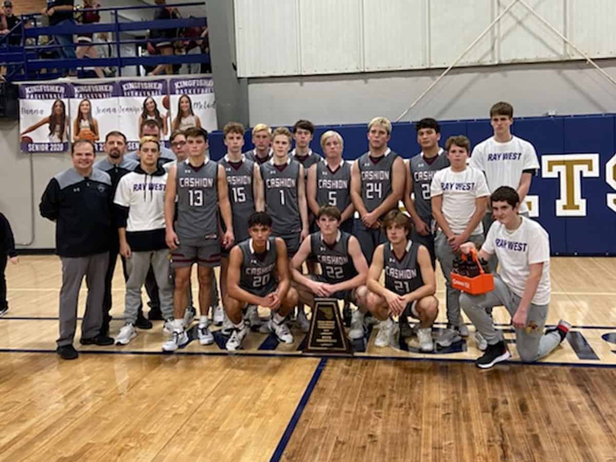 Cashion boys defeat Hennessey to win Three Rivers Tournament title